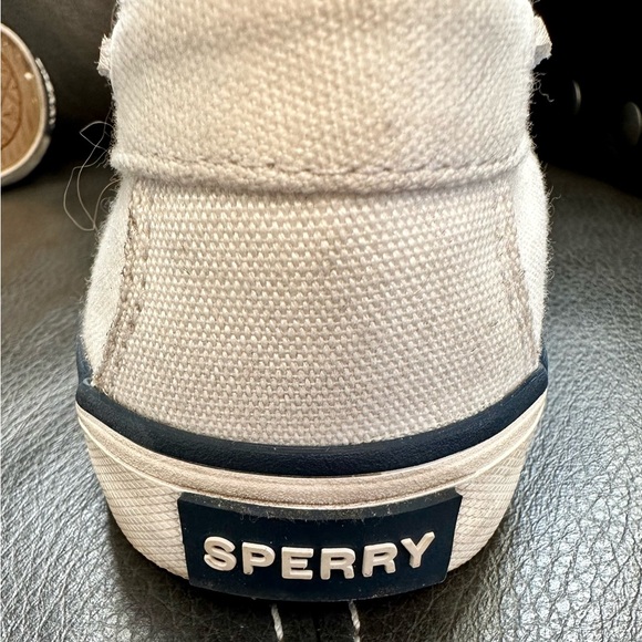 Sperry Women’s Light Gray Canvas Boat Shoes - Picture 8 of 9